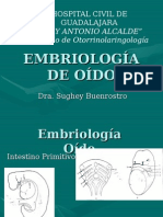 Embriología Oído