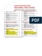 Microsoft-Powerpoint-2010-Advancedintermediate-Skills-Checklist 1