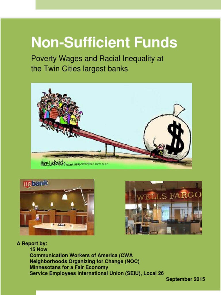 Twin Cities Bank Wages & Inequality Report | PDF | Sick Leave | Wells Fargo
