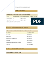 Planejamento Financeiro Das Entregas