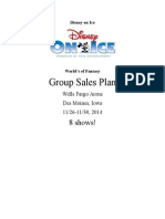 Group Sales Plan - Disney On Ice