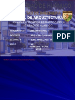 Analisis Urbanistico - Huanuco 