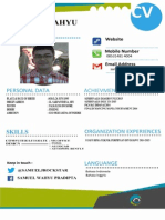 Contoh CV Poster