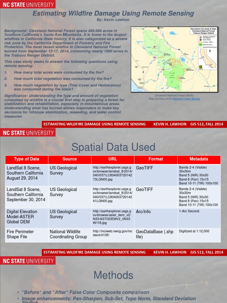 Wildfire Damage Assessment via Remote Sensing | PDF | Wildfire | Remote ...