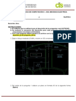 EXAMEN de Autocad Mecánica