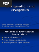 Refrigeration and Cryogenics