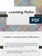 ch  3 -  learning styles