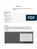 [FRC 2015] Test Mode Tutorial