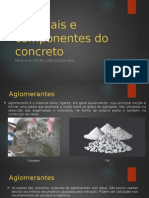 Materiais e Componentes Do Concreto