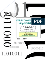 Direccionamiento Ip y Subredes Ejercicios Resueltos