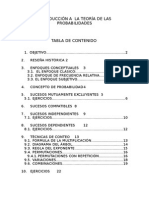 Introduccion a La Teoria de Las Probabilidades