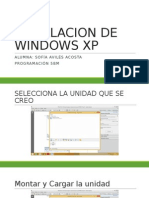 Instalacion de Windows XP