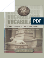 Vocabulario de Uso Judicial - Gaceta Juridica