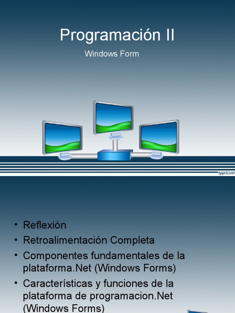 Guía de Windows Forms en .NET | PDF | .NET Framework | Microsoft Visual ...