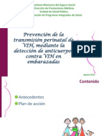 1.-Prevencion de La Trasmision Perinatal de VIH Mediante La Deteccion de Anticuerpos