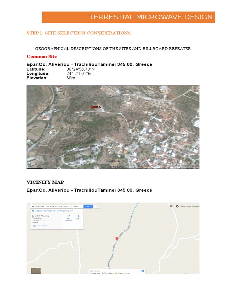 Terrestrial Microwave Site Selection Guide | PDF