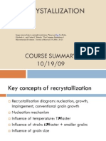 MIT Lecture On Recrystallization Temperature