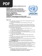 SOMALIA MARKS INTERNATIONAL DAY OF PEACE 