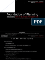 Chapter 2 - Foundation of Planning