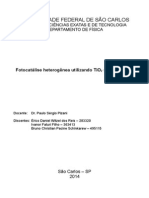 Fotocatalise Heterogenea TiO2 Semicondutor