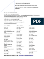 Lista de Adjetivos Comunes