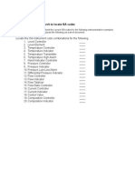 ISA Codes Activity: Locate Instrument Codes