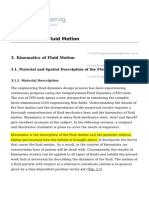 Kinematics of Fluid Motion