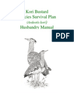 Kori Bustard Husbandry Manual PDF
