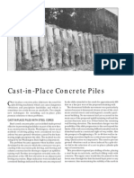 Cast in Place Concrete Piles
