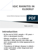 Allergic Rhinitis in Elderly