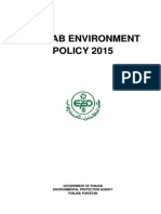 Draft Punjab Environment Policy 2015