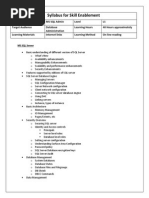 Ms SQL Administration