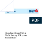 BCR Manual de Utilizare Click24Banking Si Alo24Banking Persoane Fizice