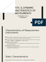 Static Dynamic Characteristics