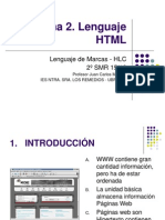 Tema 2 - Lenguajes HTML