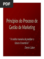 Princípios Do Processo de Gestão de Marketing