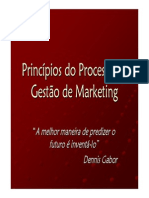 Princípios Do Processo de Gestão de Marketing