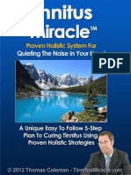 Free Download Tinnitus Miracle by Thomas Coleman PDF