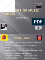 Directors of Music Videos