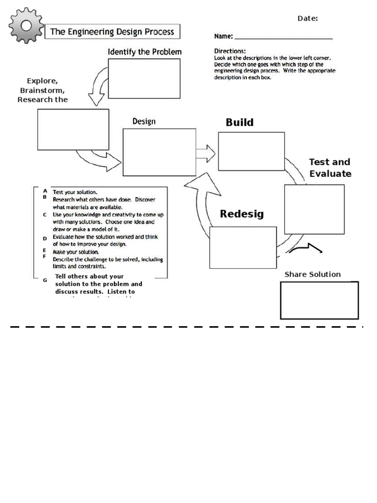 Engineering Design Process Fill in | PDF | Career & Growth