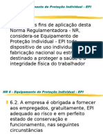 EQUIPAMENTOS DE PROTEÇÃO INDIVIDUAL (EPIs) - TREINAMENTO.ppt