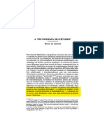 A Tecnologia Do Genero Teresa de Lauretis PDF