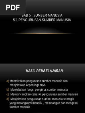 Pengurusan Sumber Manusia