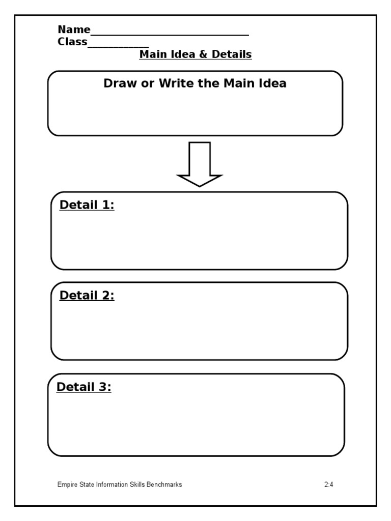 2 4 Main Idea and Details | PDF | Computers