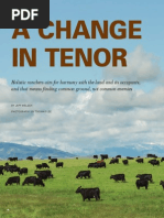A Change in Tenor