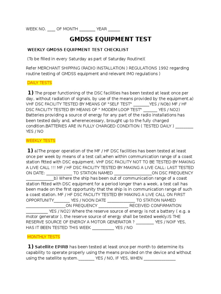 Gmdss Tests | PDF | High Frequency | Radio
