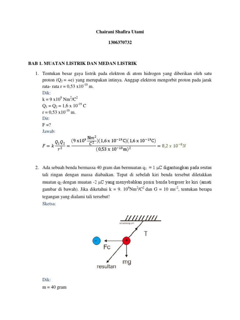 Latihan Soal Fisika