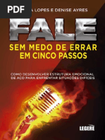 Fale Sem Medo de Errar Em Cinco Passos