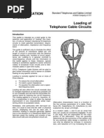 Loading of Telephone Cable Circuits