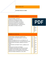 Lista de Mano de Obra de Construcción 2012